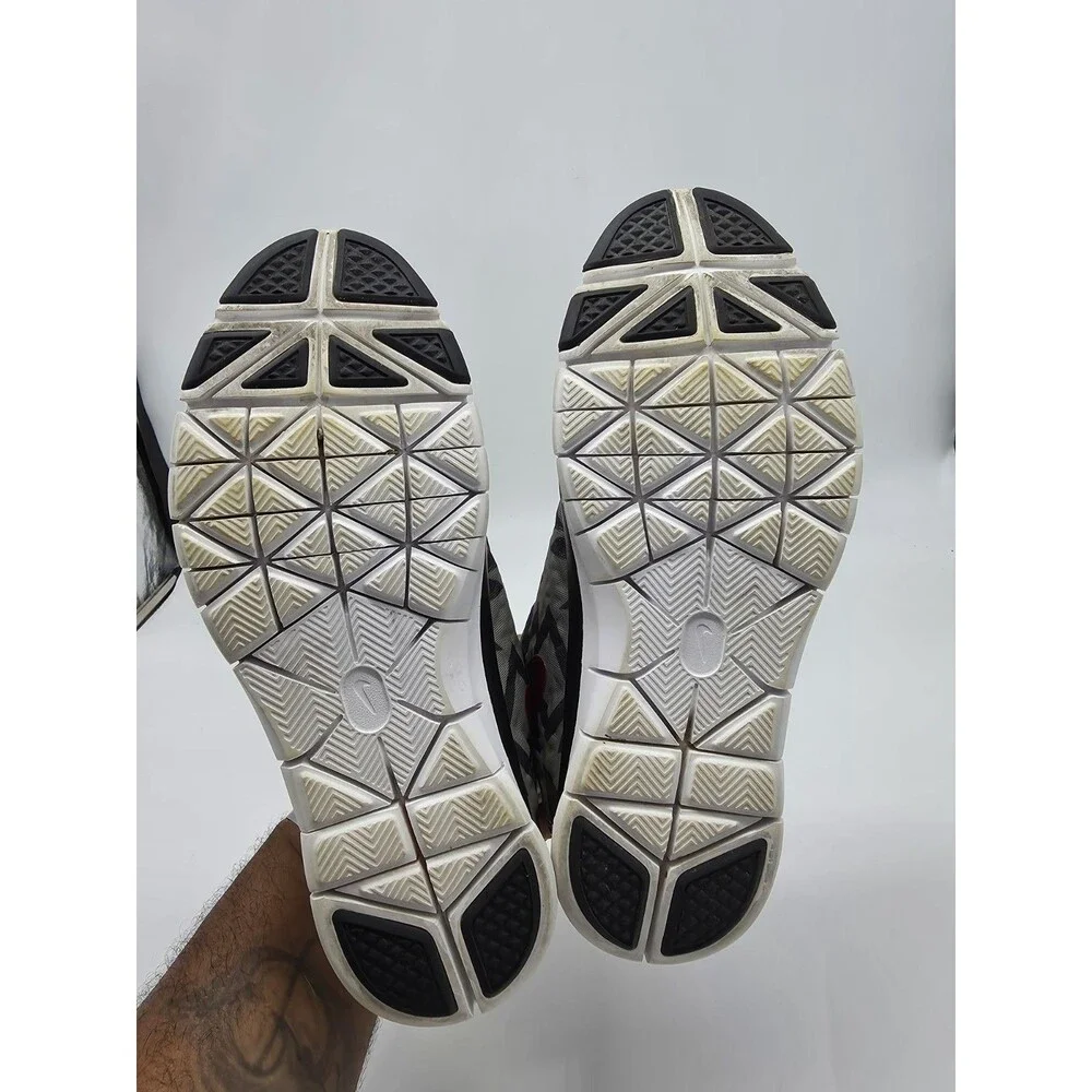 Nike Free TR Fit 3 Cross Training Shoes Sz 8 Gray Pink Geometric 555159-003